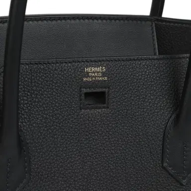 HERMÈS Hermes Birkin 30 En Desordre Black Togo and Swift Gold Hardware | Thumbnail 8 HERMÈS Hermes Birkin 30 En Desordre Black Togo and Swift Gold Hardware | Thumbnail 8