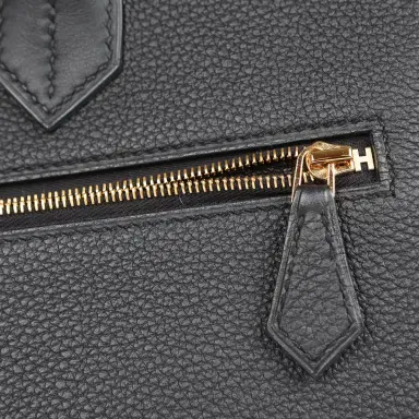 HERMÈS Hermes Birkin 30 En Desordre Black Togo and Swift Gold Hardware | Thumbnail 9 HERMÈS Hermes Birkin 30 En Desordre Black Togo and Swift Gold Hardware | Thumbnail 9