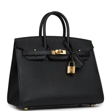 HERMÈS Hermes Birkin Sellier 25 Black Epsom Gold Hardware | Thumbnail 2 HERMÈS Hermes Birkin Sellier 25 Black Epsom Gold Hardware | Thumbnail 2