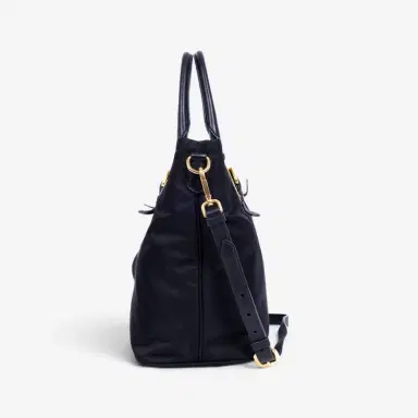 Prada Prada Black Nylon Canvas Leather Crossbody Tote Bag by The Solist | Thumbnail 3 Prada Prada Black Nylon Canvas Leather Crossbody Tote Bag by The Solist | Thumbnail 3