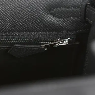 HERMÈS Hermes Kelly Sellier 25 Black Epsom Palladium Hardware | Thumbnail 8 HERMÈS Hermes Kelly Sellier 25 Black Epsom Palladium Hardware | Thumbnail 8