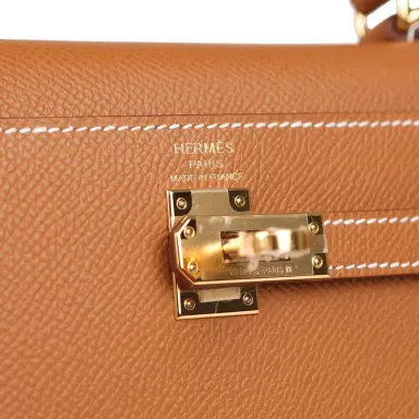 HERMÈS Hermes Kelly Sellier 25 Gold Epsom Gold Hardware | Thumbnail 7 HERMÈS Hermes Kelly Sellier 25 Gold Epsom Gold Hardware | Thumbnail 7