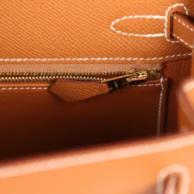 HERMÈS Hermes Kelly Sellier 25 Gold Epsom Gold Hardware | Thumbnail 8 HERMÈS Hermes Kelly Sellier 25 Gold Epsom Gold Hardware | Thumbnail 8