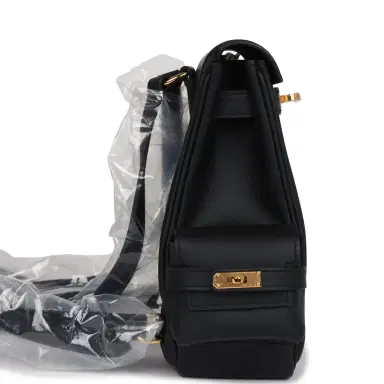 HERMÈS Hermes Mini Kelly Jump Backpack Black Swift Gold Hardware | Thumbnail 3 HERMÈS Hermes Mini Kelly Jump Backpack Black Swift Gold Hardware | Thumbnail 3