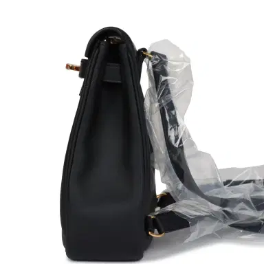 HERMÈS Hermes Mini Kelly Jump Backpack Black Swift Gold Hardware | Thumbnail 7 HERMÈS Hermes Mini Kelly Jump Backpack Black Swift Gold Hardware | Thumbnail 7