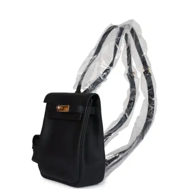 HERMÈS Hermes Mini Kelly Jump Backpack Black Swift Gold Hardware | Thumbnail 9 HERMÈS Hermes Mini Kelly Jump Backpack Black Swift Gold Hardware | Thumbnail 9