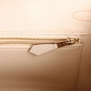 HERMÈS Hermes Special Order (HSS) Birkin 25 Rose Sakura, Nata Chevre Mysore Brushed Gold Hardware | Thumbnail 8 HERMÈS Hermes Special Order (HSS) Birkin 25 Rose Sakura, Nata Chevre Mysore Brushed Gold Hardware | Thumbnail 8