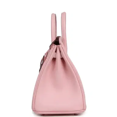 HERMÈS Pre-owned Hermes Birkin 25 Rose Sakura Swift Palladium Hardware | Thumbnail 3 HERMÈS Pre-owned Hermes Birkin 25 Rose Sakura Swift Palladium Hardware | Thumbnail 3