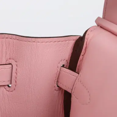 HERMÈS Pre-owned Hermes Birkin 25 Rose Sakura Swift Palladium Hardware | Thumbnail 9 HERMÈS Pre-owned Hermes Birkin 25 Rose Sakura Swift Palladium Hardware | Thumbnail 9