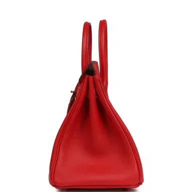 HERMÈS Pre-owned Hermes Birkin 25 Rouge de Coeur Swift Gold Hardware | Thumbnail 3 HERMÈS Pre-owned Hermes Birkin 25 Rouge de Coeur Swift Gold Hardware | Thumbnail 3