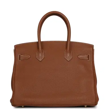 HERMÈS Pre-owned Hermes Birkin 30 Gold Togo Gold Hardware | Thumbnail 3 HERMÈS Pre-owned Hermes Birkin 30 Gold Togo Gold Hardware | Thumbnail 3