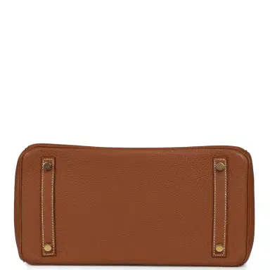 HERMÈS Pre-owned Hermes Birkin 30 Gold Togo Gold Hardware | Thumbnail 6 HERMÈS Pre-owned Hermes Birkin 30 Gold Togo Gold Hardware | Thumbnail 6