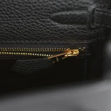 HERMÈS Pre-owned Hermes Kelly Retourne 25 Black Togo Gold Hardware | Thumbnail 8 HERMÈS Pre-owned Hermes Kelly Retourne 25 Black Togo Gold Hardware | Thumbnail 8