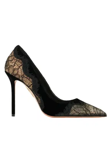 Aquazzura Velvet Meadow Pump 105 | Thumbnail 1 Aquazzura Velvet Meadow Pump 105 | Thumbnail 1