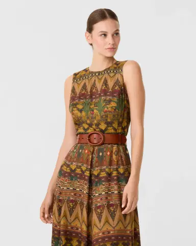 Emporio Sirenuse Clodette Dress in Desert Print | Thumbnail 4 Emporio Sirenuse Clodette Dress in Desert Print | Thumbnail 4