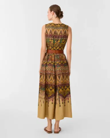 Emporio Sirenuse Clodette Dress in Desert Print | Thumbnail 6 Emporio Sirenuse Clodette Dress in Desert Print | Thumbnail 6