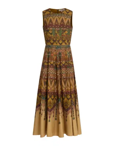Emporio Sirenuse Clodette Dress in Desert Print | Thumbnail 1 Emporio Sirenuse Clodette Dress in Desert Print | Thumbnail 1