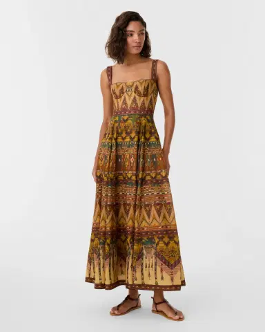 Emporio Sirenuse Valya Dress in Desert Print | Thumbnail 2 Emporio Sirenuse Valya Dress in Desert Print | Thumbnail 2
