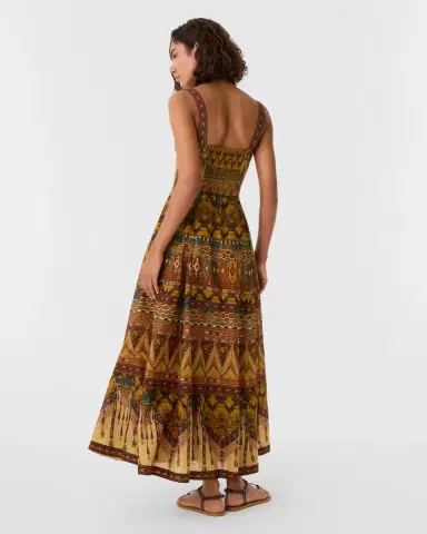 Emporio Sirenuse Valya Dress in Desert Print | Thumbnail 6 Emporio Sirenuse Valya Dress in Desert Print | Thumbnail 6