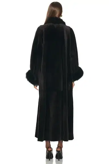 NOUR HAMMOUR Sima Grand Shearling Coat | Thumbnail 3 NOUR HAMMOUR Sima Grand Shearling Coat | Thumbnail 3