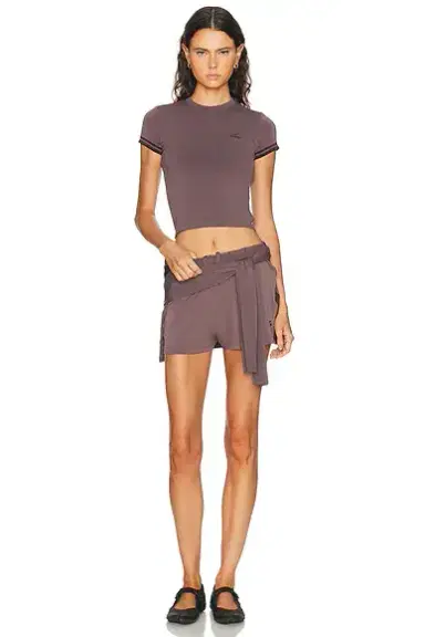 NikeSKIMS Stretch Knit Crop Crewneck Tee | Thumbnail 4 NikeSKIMS Stretch Knit Crop Crewneck Tee | Thumbnail 4