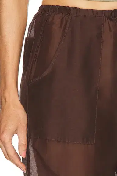 DONNI. The Silk Cotton Sheer Cargo Pant | Thumbnail 6 DONNI. The Silk Cotton Sheer Cargo Pant | Thumbnail 6