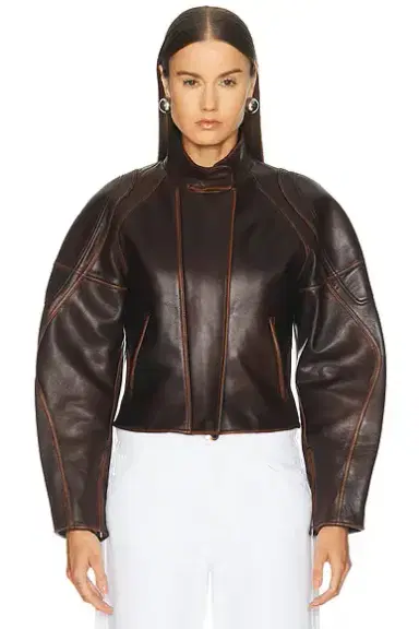 Helmut Lang Saddle Leather Jacket | Thumbnail 2 Helmut Lang Saddle Leather Jacket | Thumbnail 2