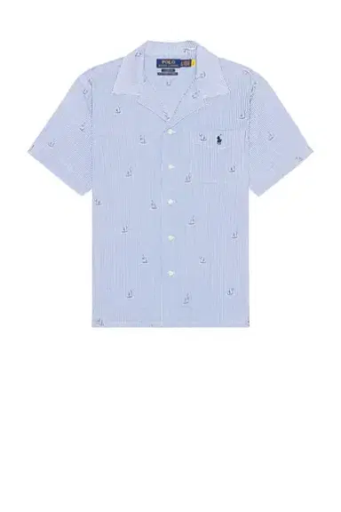 Polo Ralph Lauren Seersucker Sailboat Print Andy Camp Shirt | Thumbnail 4 Polo Ralph Lauren Seersucker Sailboat Print Andy Camp Shirt | Thumbnail 4