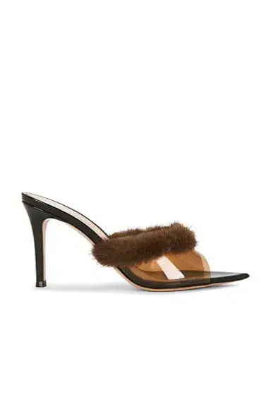 Gianvito Rossi Plexi Mule Sandal | Thumbnail 1 Gianvito Rossi Plexi Mule Sandal | Thumbnail 1