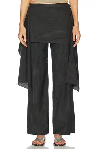 Deiji Studios Pure Wool Zip Pant & Skirt Set | Thumbnail 1 Deiji Studios Pure Wool Zip Pant & Skirt Set | Thumbnail 1