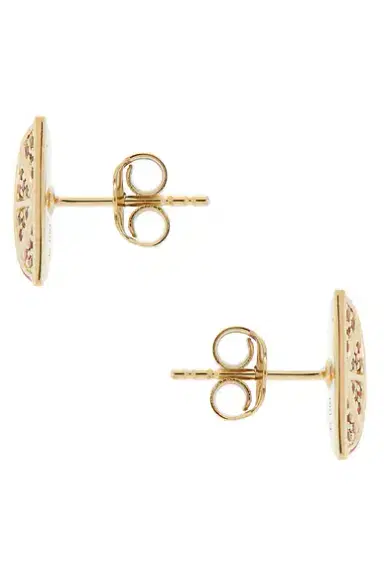 Sydney Evan Orange Slice Stud Earrings | Thumbnail 2 Sydney Evan Orange Slice Stud Earrings | Thumbnail 2