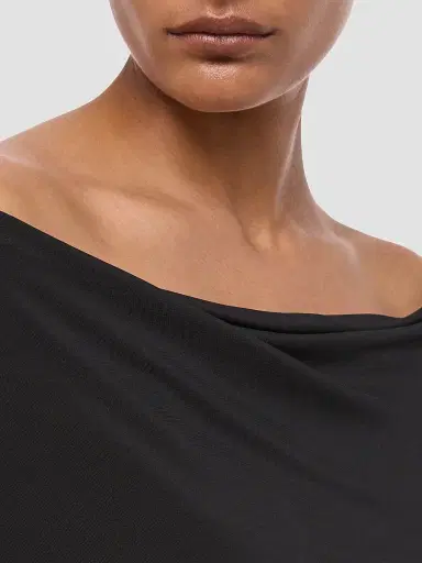 Helmut Lang Women's Open-Back Cowlneck Top - Black | Thumbnail 5 Helmut Lang Women's Open-Back Cowlneck Top - Black | Thumbnail 5