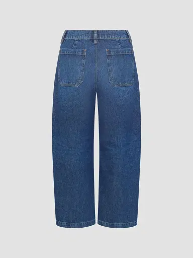 FRAME Women's The Ranger Barrel-Leg Jeans - Terrace | Thumbnail 3 FRAME Women's The Ranger Barrel-Leg Jeans - Terrace | Thumbnail 3