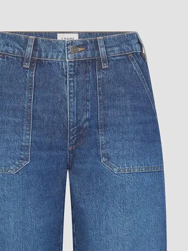 FRAME Women's The Ranger Barrel-Leg Jeans - Terrace | Thumbnail 5 FRAME Women's The Ranger Barrel-Leg Jeans - Terrace | Thumbnail 5