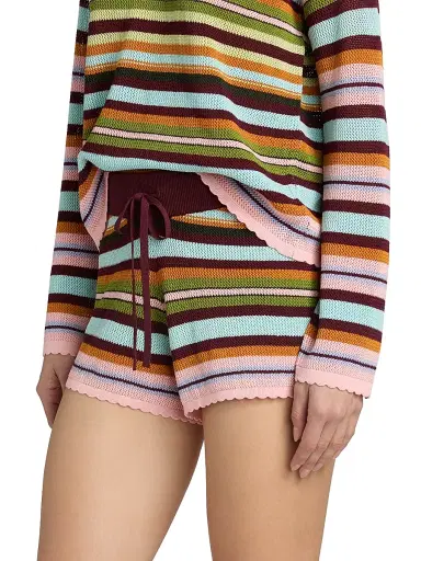 Beach Riot Women's Balboa Striped Shorts - Paradise Stripe | Thumbnail 4 Beach Riot Women's Balboa Striped Shorts - Paradise Stripe | Thumbnail 4