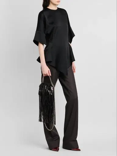 Stella McCartney Women's Falabella Sequined Fringe Bag - Black | Thumbnail 5 Stella McCartney Women's Falabella Sequined Fringe Bag - Black | Thumbnail 5