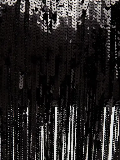 Stella McCartney Women's Falabella Sequined Fringe Bag - Black | Thumbnail 6 Stella McCartney Women's Falabella Sequined Fringe Bag - Black | Thumbnail 6