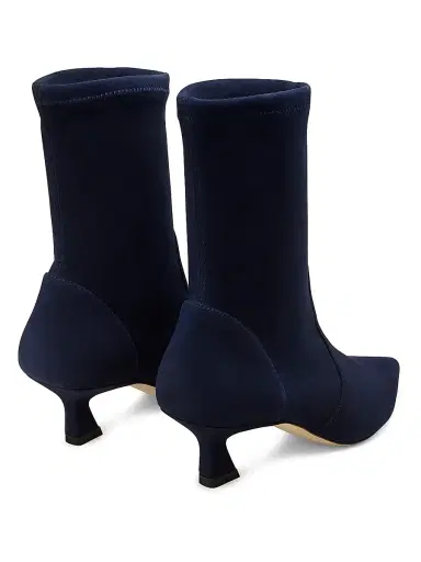 Stuart Weitzman Women's Vinnie 50MM Suede Boots - Nice Blue | Thumbnail 3 Stuart Weitzman Women's Vinnie 50MM Suede Boots - Nice Blue | Thumbnail 3