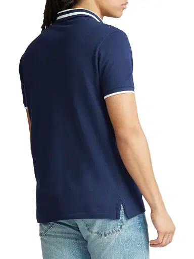 Polo Ralph Lauren Men's Custom Slim-Fit Mesh Polo | Thumbnail 3 Polo Ralph Lauren Men's Custom Slim-Fit Mesh Polo | Thumbnail 3