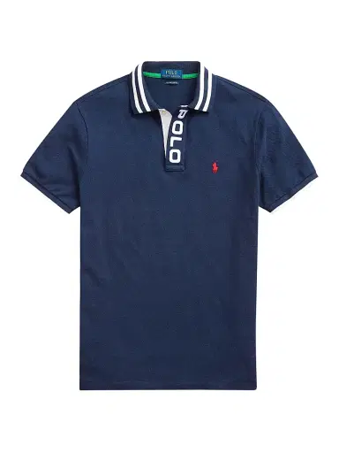 Polo Ralph Lauren Men's Custom Slim-Fit Mesh Polo | Thumbnail 1 Polo Ralph Lauren Men's Custom Slim-Fit Mesh Polo | Thumbnail 1