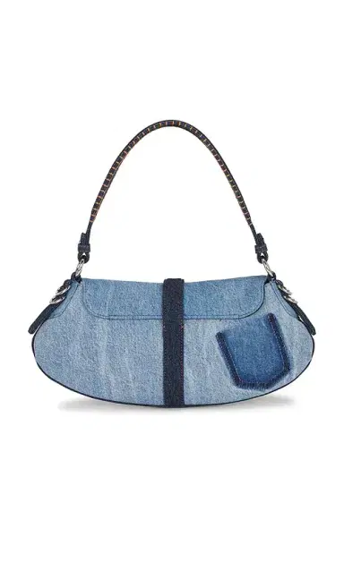 Ganni B-kat Denim Shoulder Bag | Thumbnail 2 Ganni B-kat Denim Shoulder Bag | Thumbnail 2