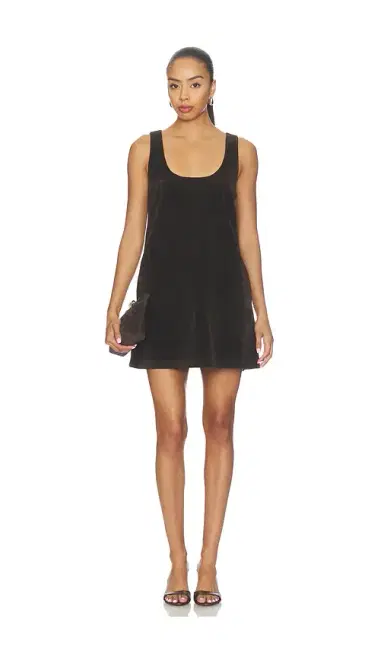 Joe's Jeans The Scoop Neck Faux Suede Mini Dress | Thumbnail 1 Joe's Jeans The Scoop Neck Faux Suede Mini Dress | Thumbnail 1