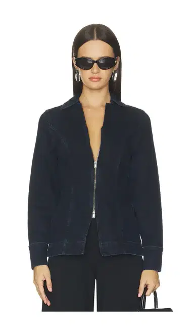 ALIGNE Tilly Denim Zip Jacket | Thumbnail 1 ALIGNE Tilly Denim Zip Jacket | Thumbnail 1