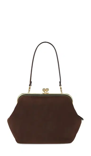 Coach Suede Kisslock Frame Bag 27 | Thumbnail 1 Coach Suede Kisslock Frame Bag 27 | Thumbnail 1
