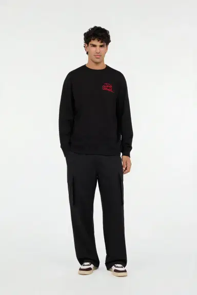 Roberto Cavalli Crewneck sweatshirt with embroidered logo | Thumbnail 6 Roberto Cavalli Crewneck sweatshirt with embroidered logo | Thumbnail 6
