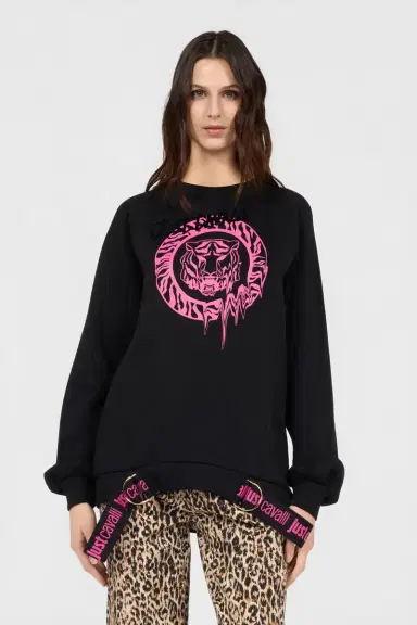 Roberto Cavalli Black Sweatshirt | Thumbnail 2 Roberto Cavalli Black Sweatshirt | Thumbnail 2