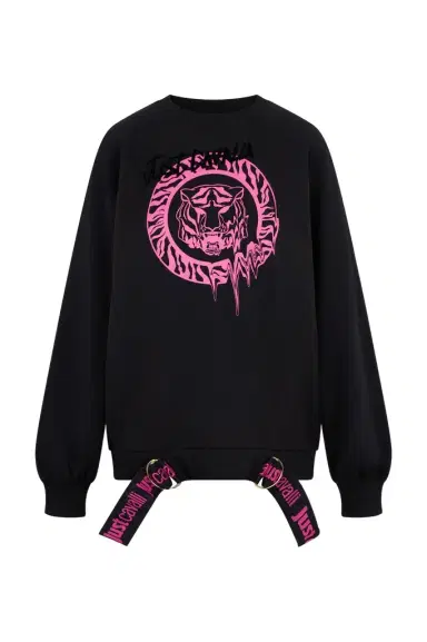 Roberto Cavalli Black Sweatshirt | Thumbnail 1 Roberto Cavalli Black Sweatshirt | Thumbnail 1