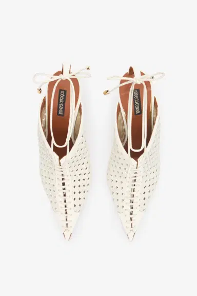 Roberto Cavalli Lace-Up And Openwork Mules | Thumbnail 6 Roberto Cavalli Lace-Up And Openwork Mules | Thumbnail 6
