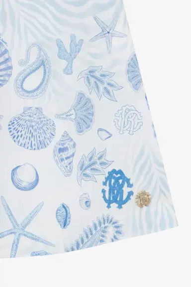 Roberto Cavalli Marine-Print Cotton Dress | Thumbnail 5 Roberto Cavalli Marine-Print Cotton Dress | Thumbnail 5