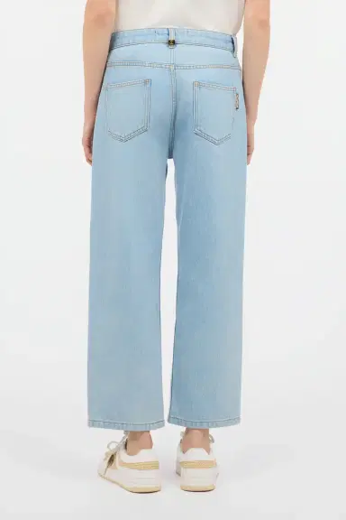 Roberto Cavalli Light Wash Culotte Jeans | Thumbnail 3 Roberto Cavalli Light Wash Culotte Jeans | Thumbnail 3